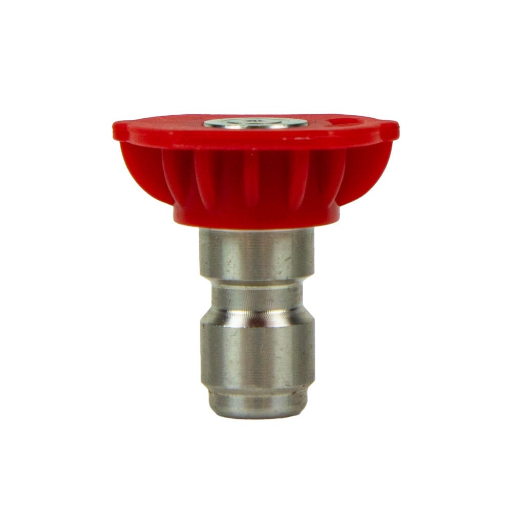 Quick Connect Blasting Nozzle, Red, 0 Degrees x 4.0 mm